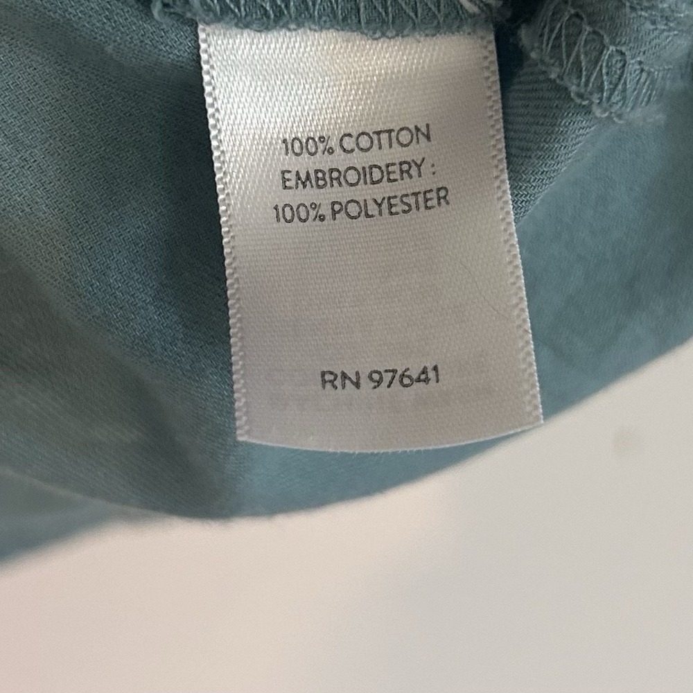 J Jill Embroidered Blouse Sz S Petite Floral 100% Cotton Lightweight Boho - Picture 4 of 13